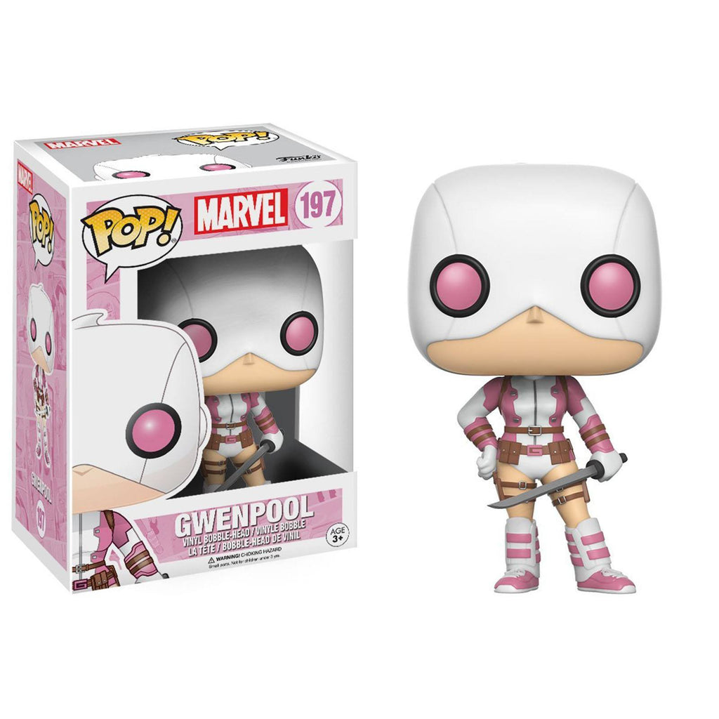 Funko Marvel POP Gwenpool Masked Bobble Head Vinyl Figure