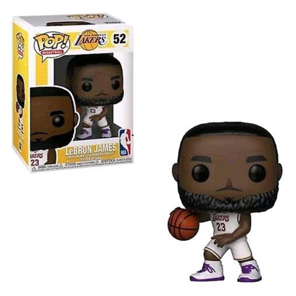 Funko NBA Lakers POP LeBron James White Uniform Vinyl Figure