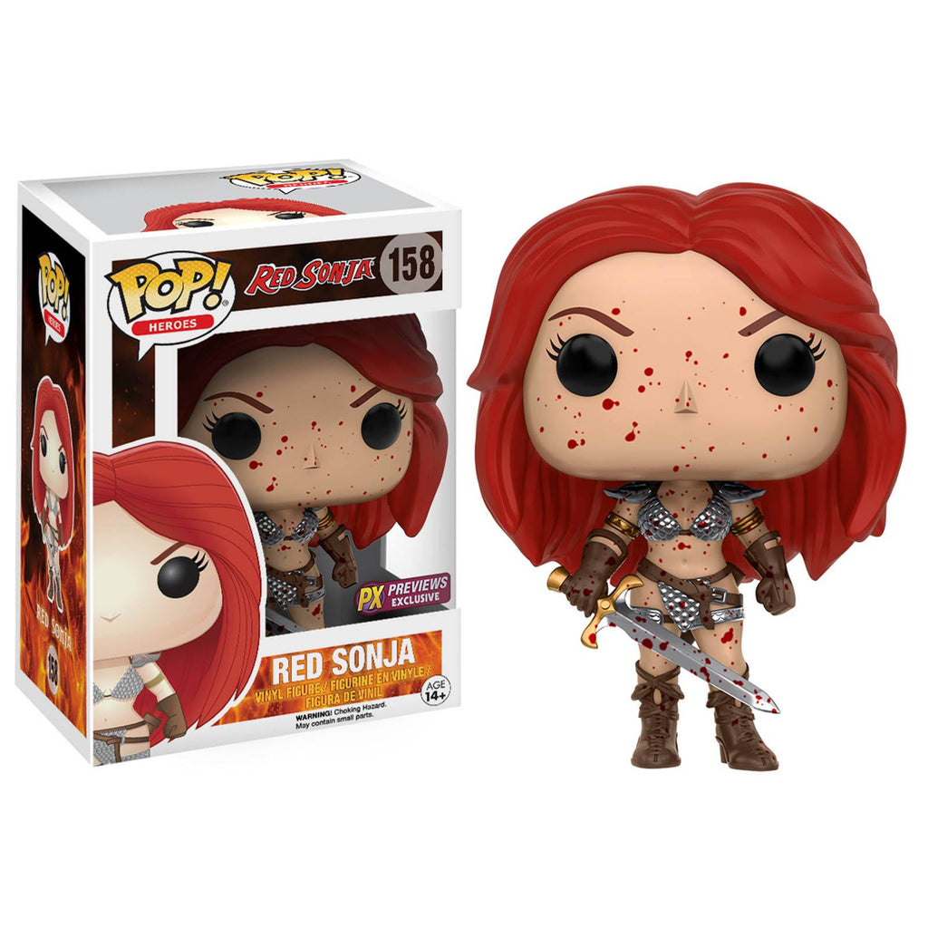 Funko Red Sonja PX Exclusive POP Bloody Red Sonja Vinyl Figure