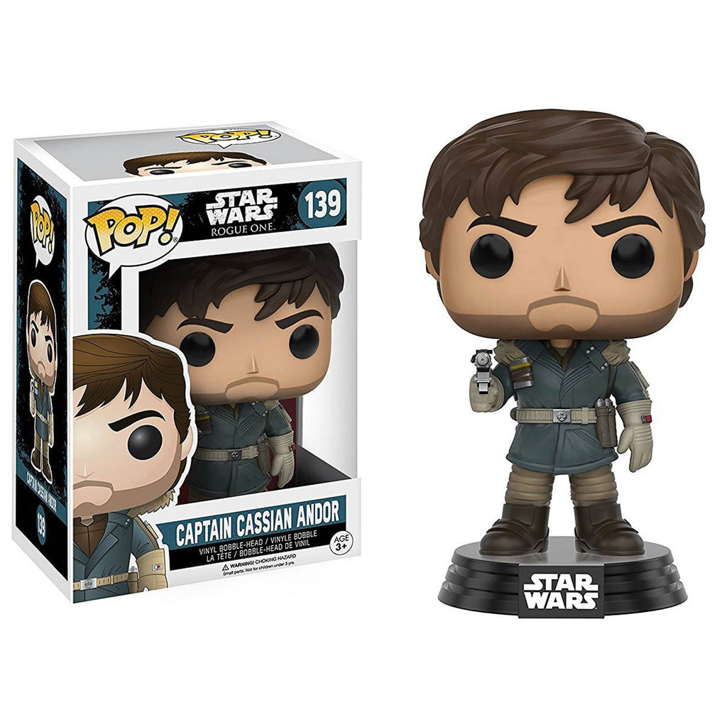 Funko Star Wars Rogue One POP Captain Cassian Andor Bobble Vinyl Figure