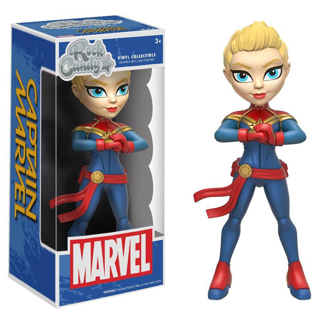 Funko Marvel Rock Candy Captain Marvel Vinyl Figure