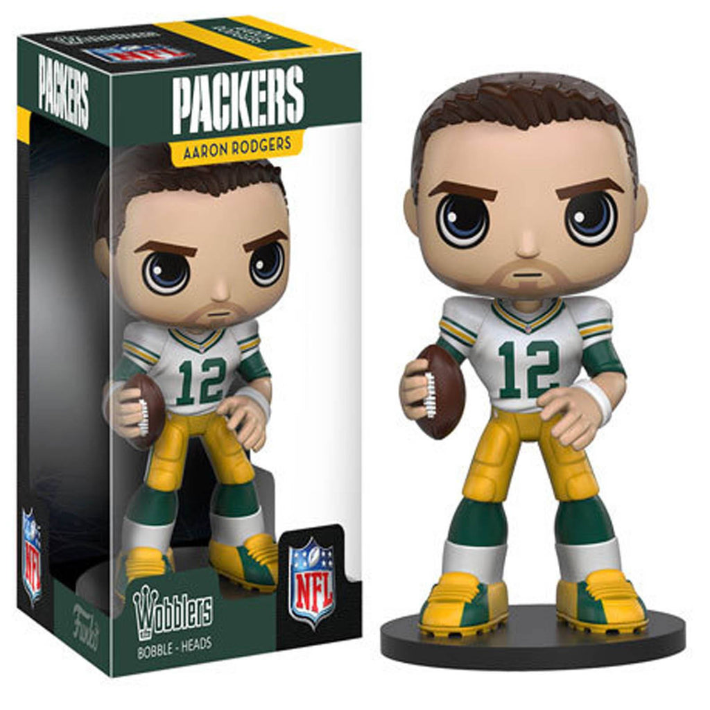 Funko NFL Wobblers Aaron Rodgers Bobble Head Figure