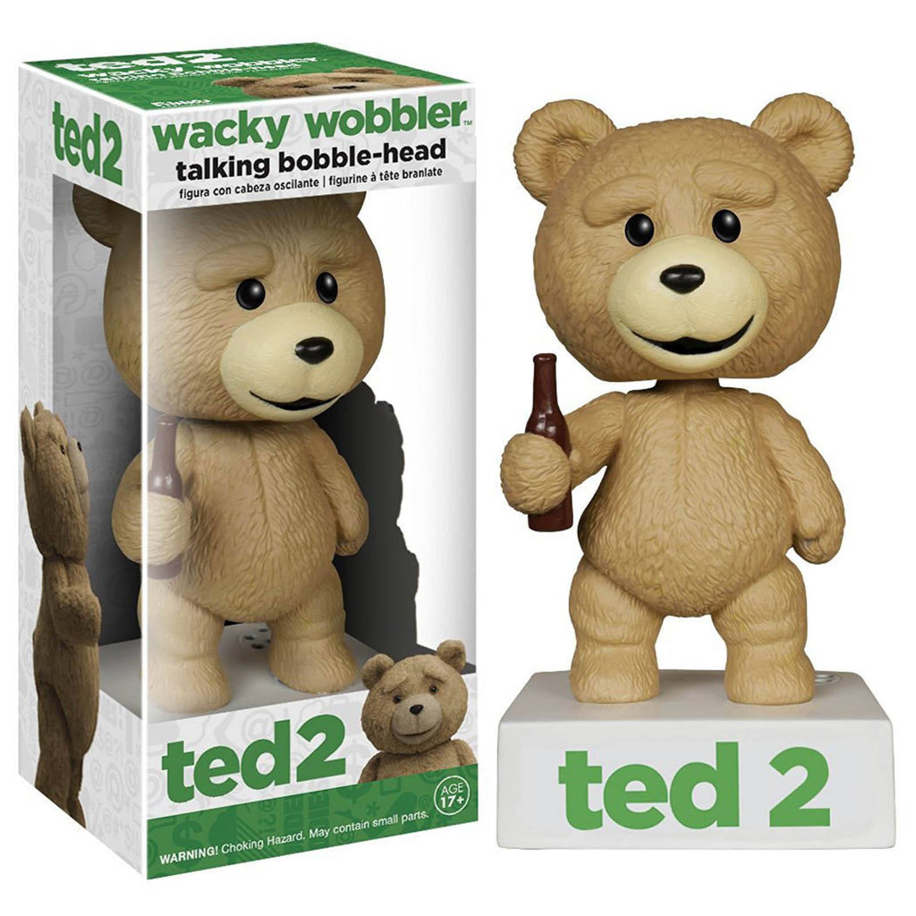 Ted Talking Wacky Wobbler Bobble Head Figure