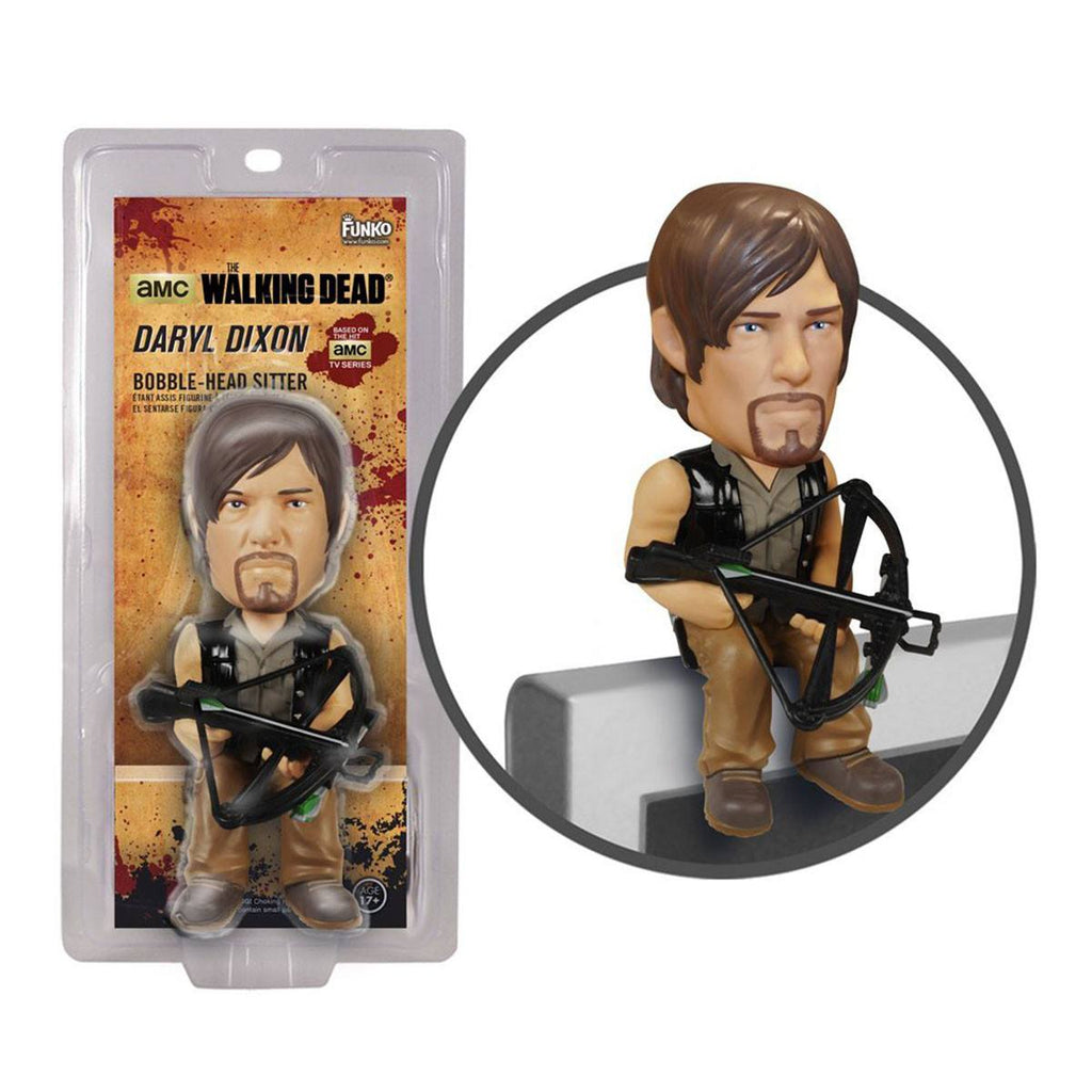 Walking Dead Daryl Computer Sitter Bobble Head Figure