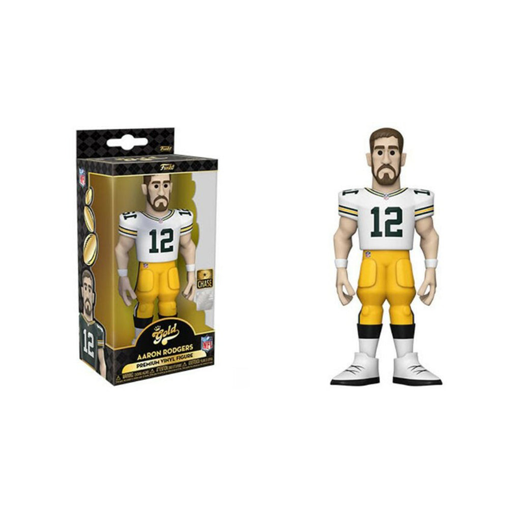 Funko Gold NFL Aaron Rodgers 5 Inch Vinyl Figure CHASE VERSION