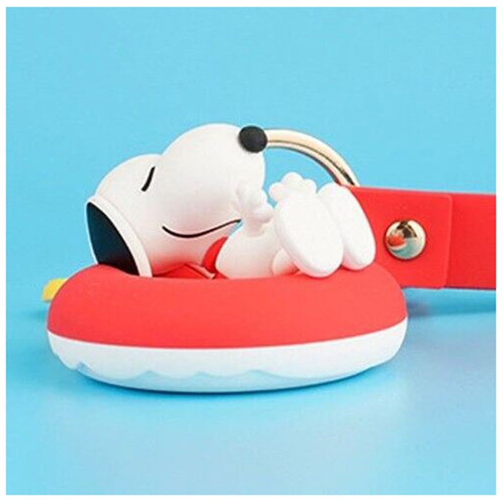 Peanuts Snoopy In Innertube Mini Figure Keychain - Radar Toys