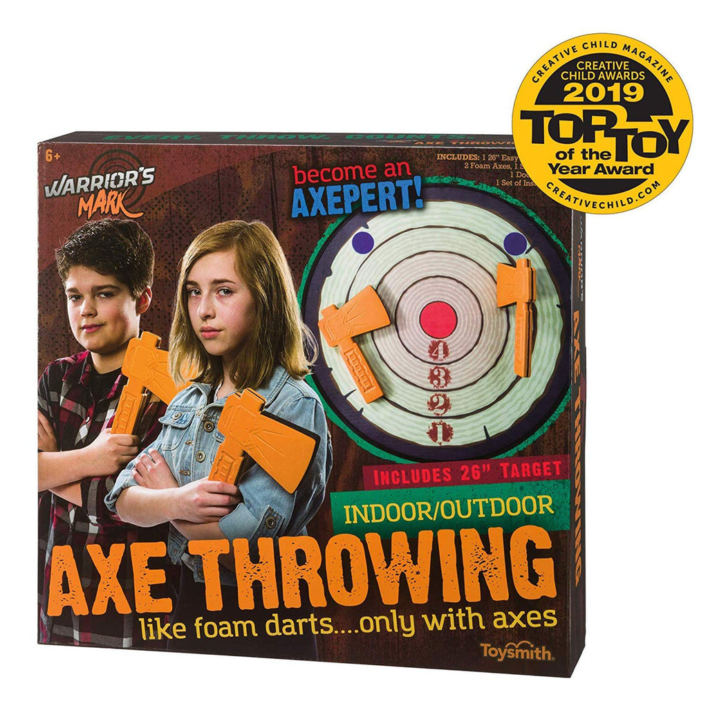Toysmith Warrior's Mark Axe Throwing Foam Set - Radar Toys