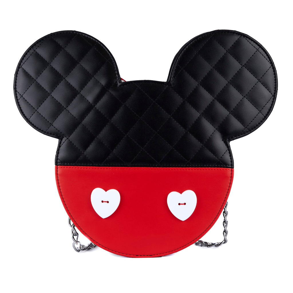 Loungefly Disney Mickey And Minnie Valentines Reversible Crossbody Bag Purse