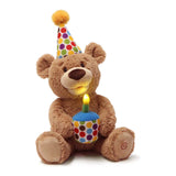 Gund Animated Happy Birthday Teddy Bear 10 Inch Plush Figure - Radar Toys