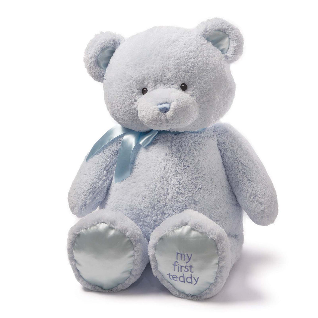 Gund Baby My First Teddy Bear Blue 36 Inch Jumbo Plush Figure 4043971 - Radar Toys