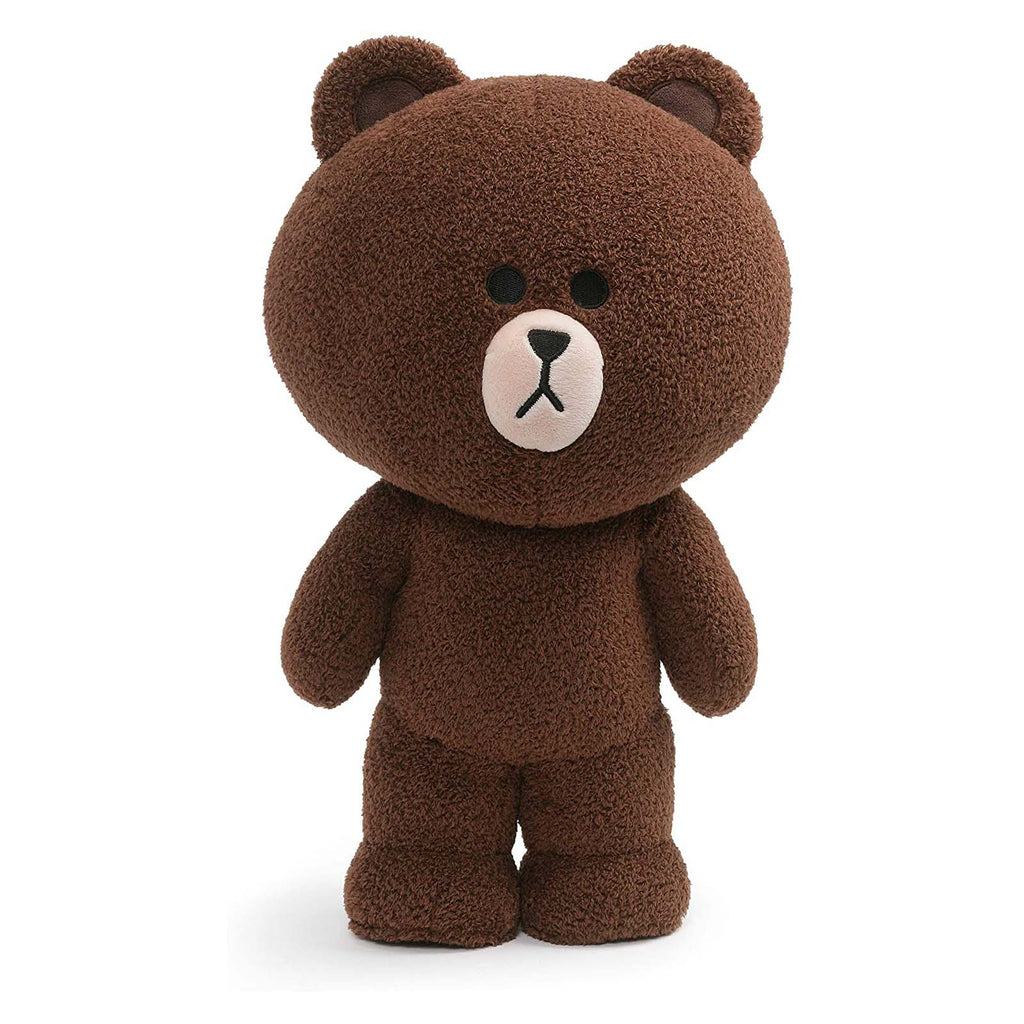 Gund Line Friends Brown Bear 14 Inch Plush Figure 6054354 - Radar Toys