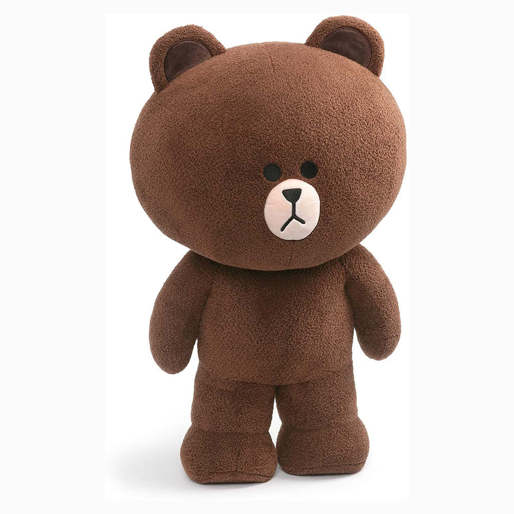 Gund Line Friends Brown Bear 23 Inch Plush Figure - Radar Toys