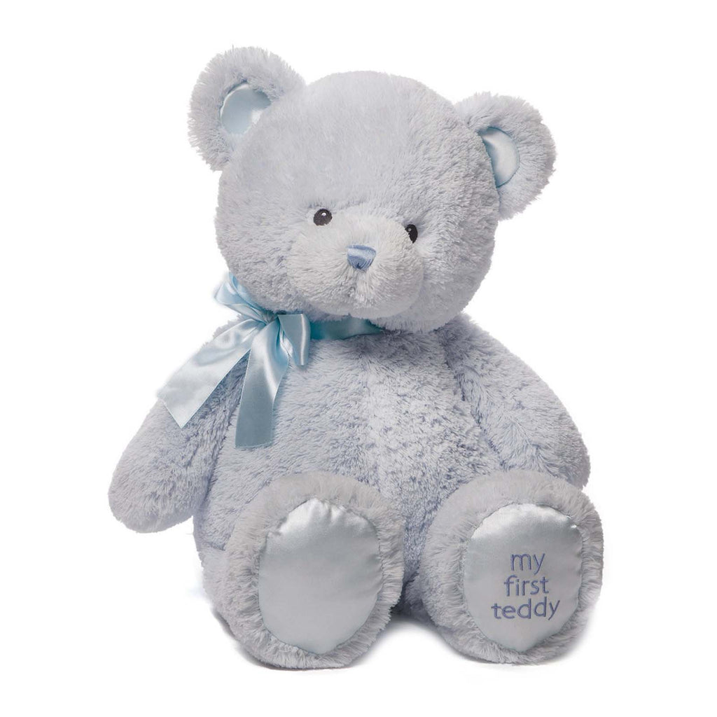 Gund My First Teddy Bear Blue 24 Inch Plush Figure 6048633 - Radar Toys