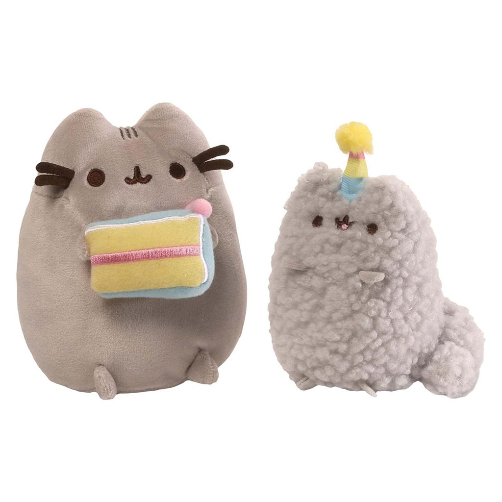 Gund Pusheen And Stormy Birthday Plush Collector Set - Radar Toys