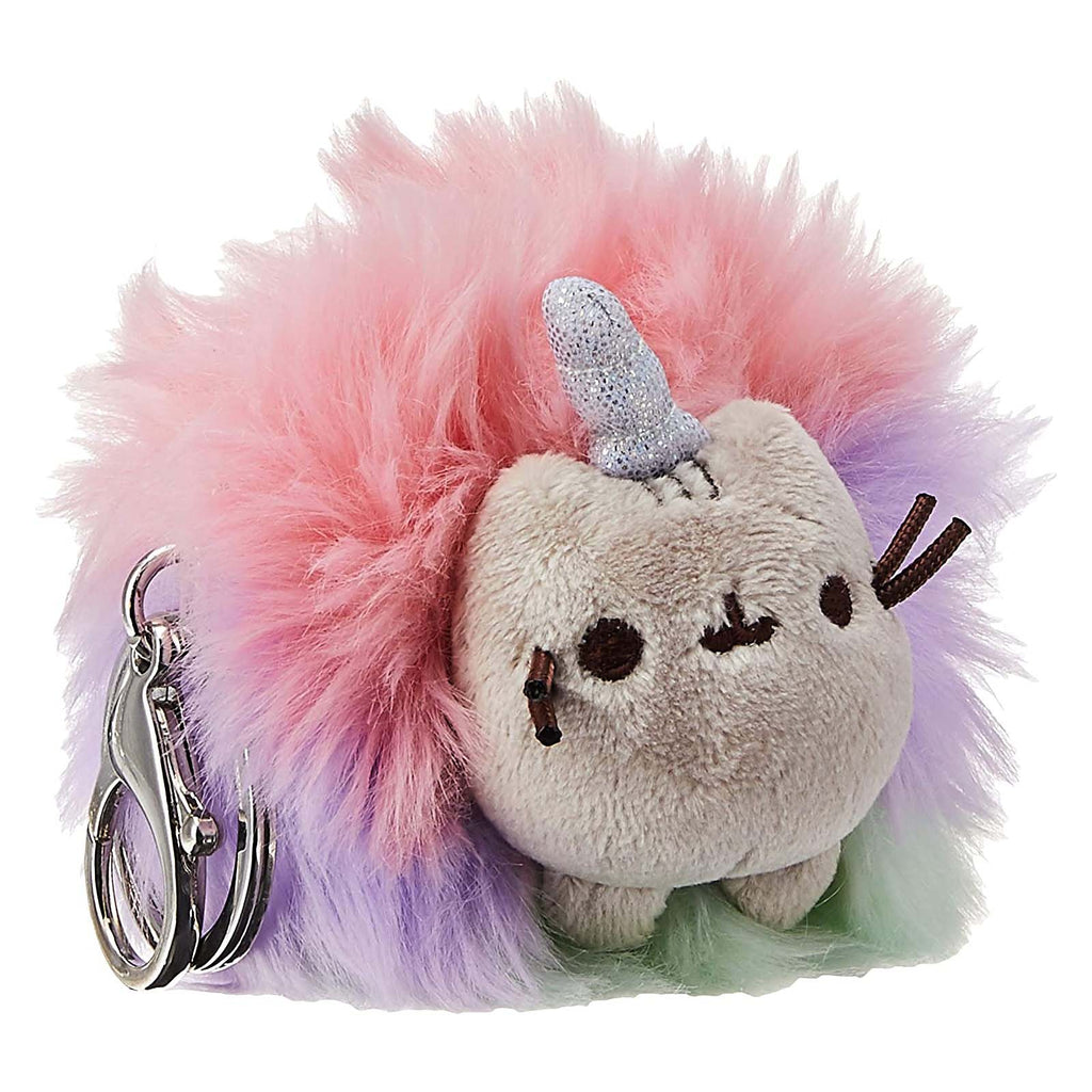 Gund Pusheen Rainbow Unicorn 4 Inch Plush Keychain Figure - Radar Toys