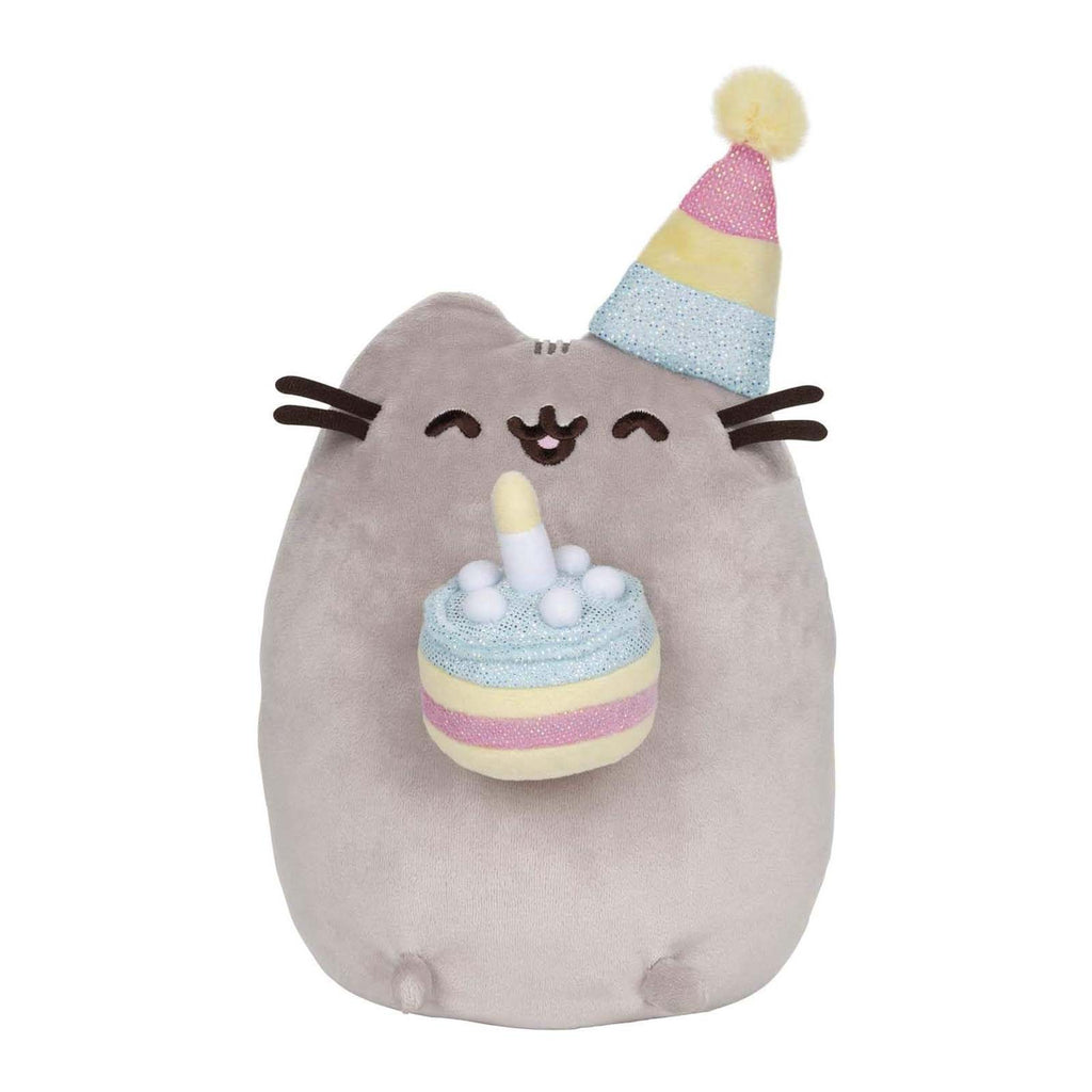 Gund Pusheen With Birthday Cake 9 Inch Plush Figure