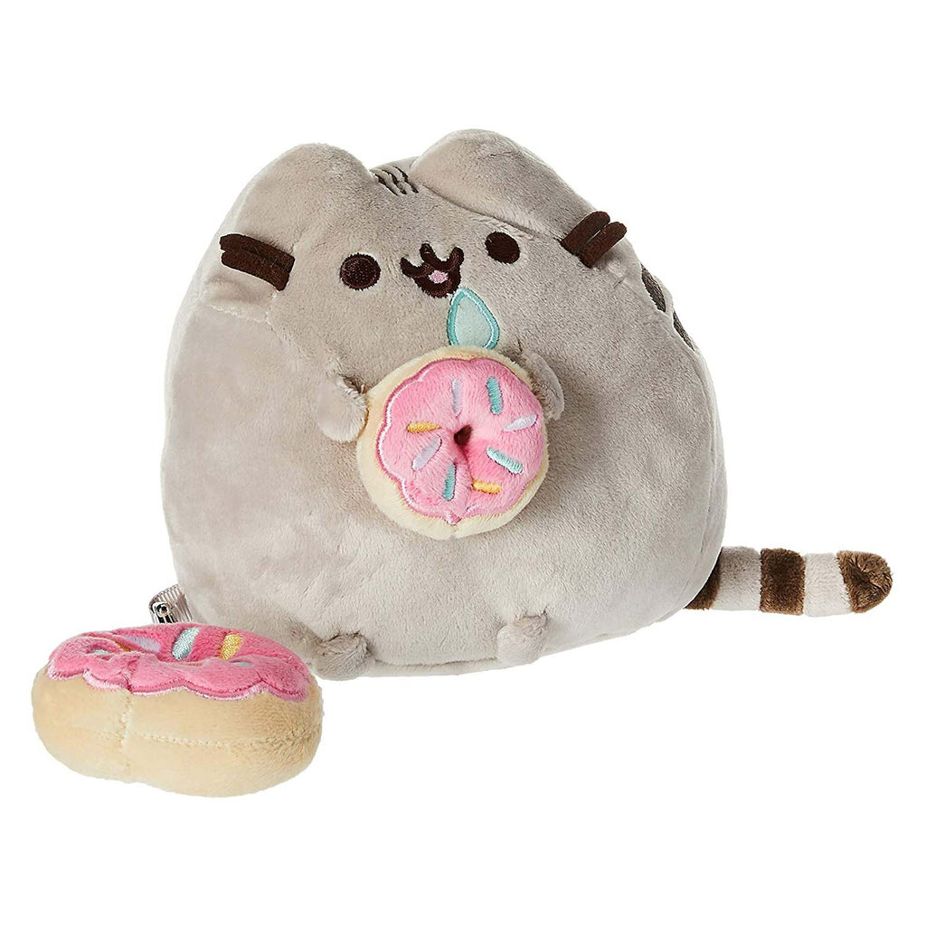 Gund Pusheen With Donut Clip 6 Inch Plush Figure - Radar Toys