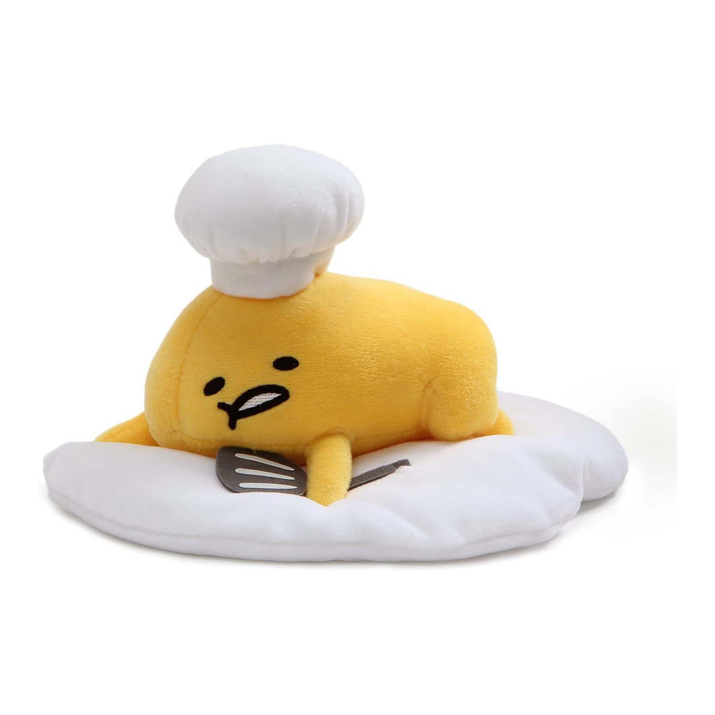 Gund Sanrio Gudetama Chef Laying Down 7 Inch Plush Figure - Radar Toys