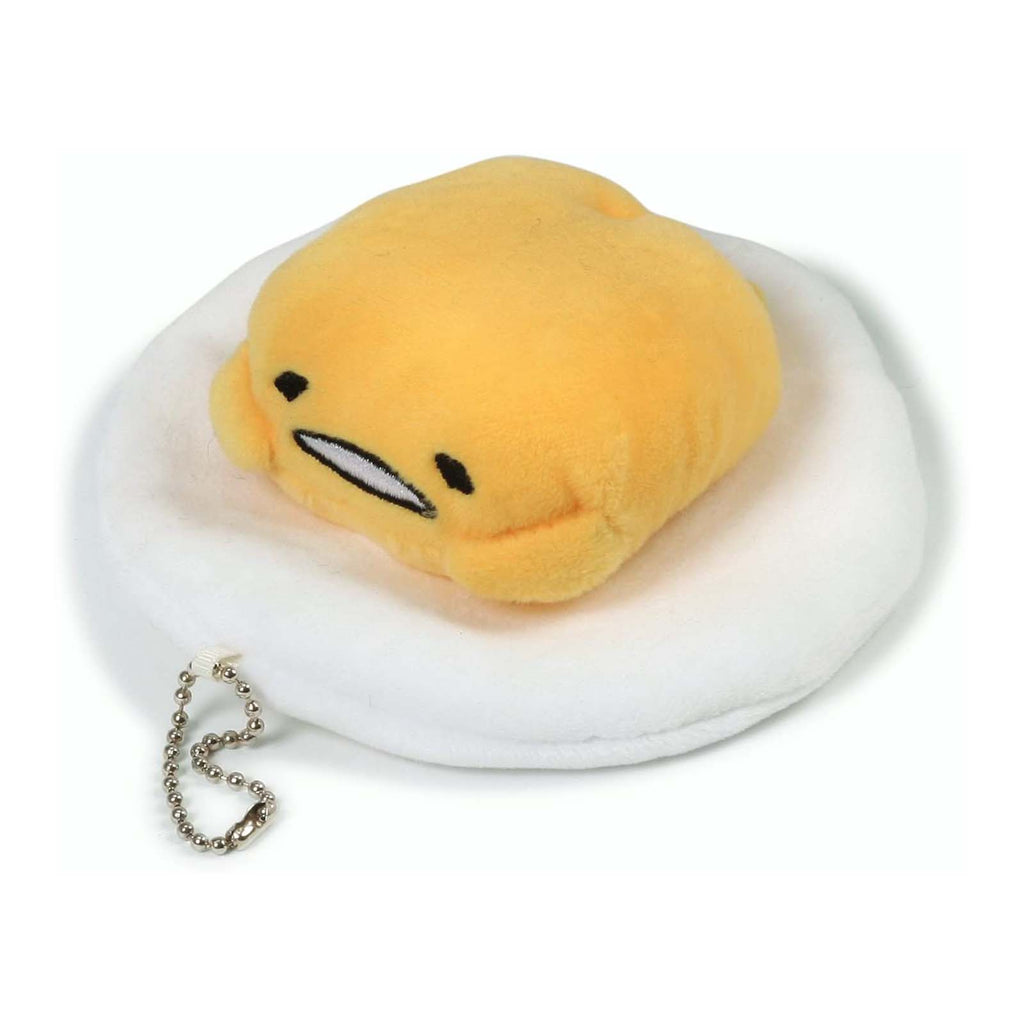 Gund Sanrio Gudetama Laying Down 4 Inch Plush Keychain - Radar Toys