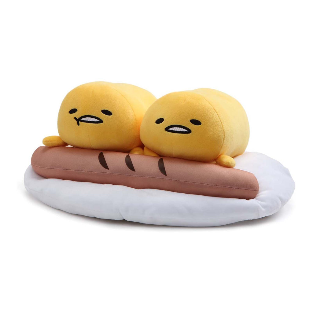 Gund Sanrio Gudetama Lazy Eggs And Sausage 8 Inch Plush Figure - Radar Toys