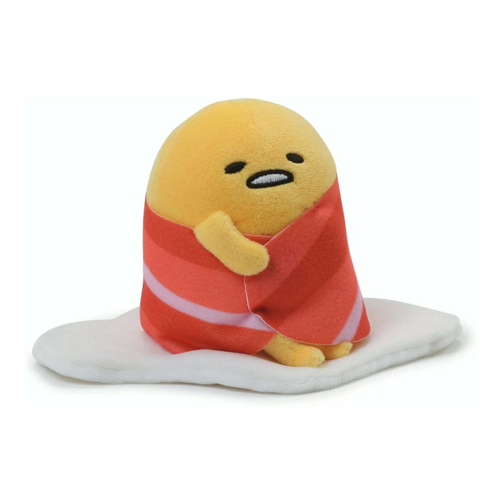 Gund Sanrio Gudetama With Bacon Blanket 4 Inch Plush Figure - Radar Toys