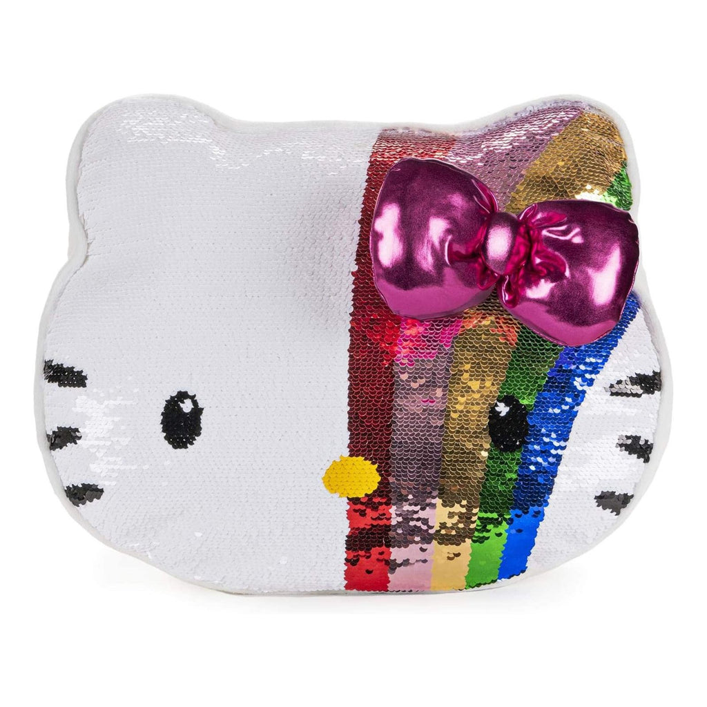 Gund Sanrio Hello Kitty Color Changing Rainbow Sequin Pillow - Radar Toys