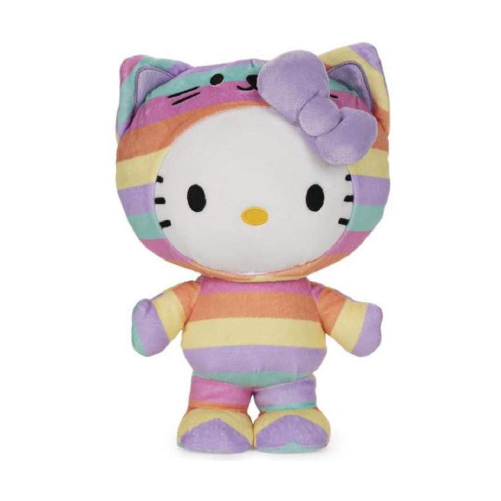 Gund Sanrio Hello Kitty Rainbow Outfit 9.5 Inch Plush Figure