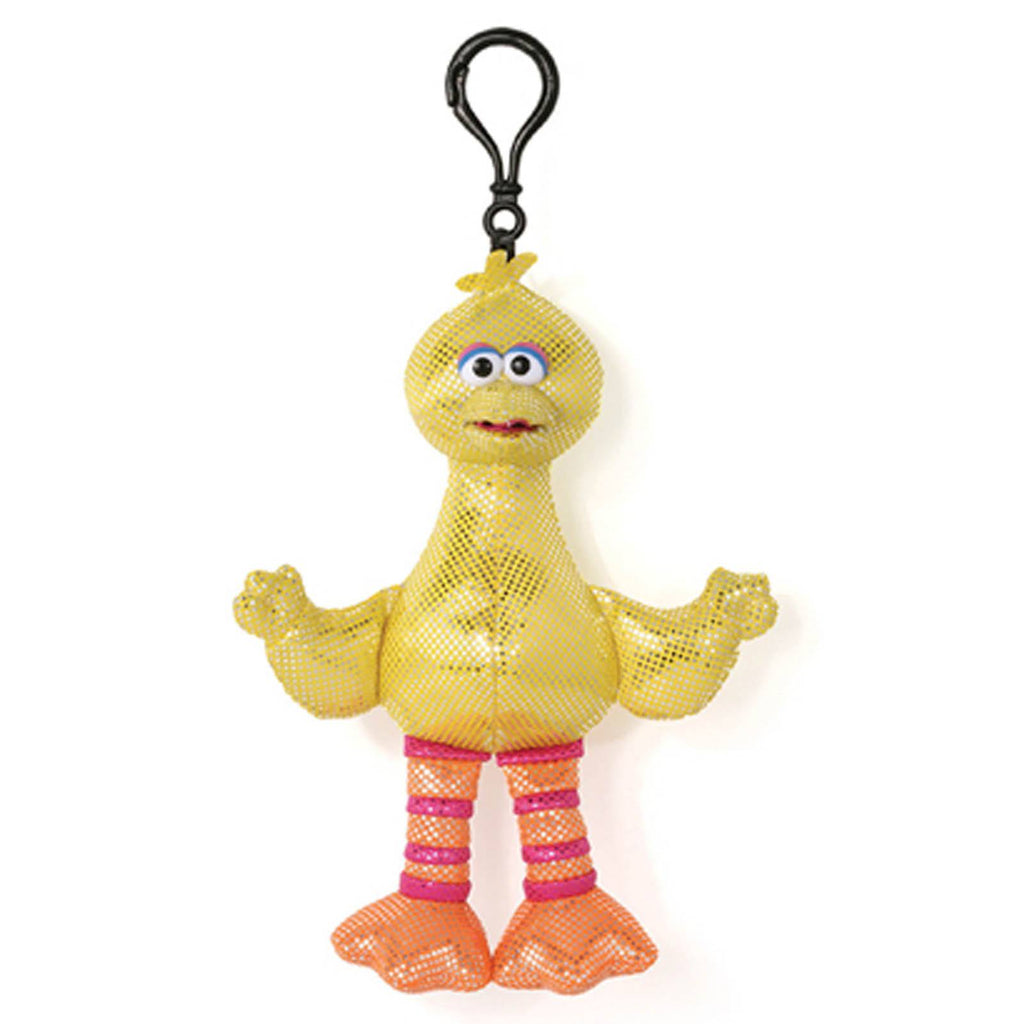 Gund Sesame Street Big Bird Glitter 6 Inch Plush Clip - Radar Toys