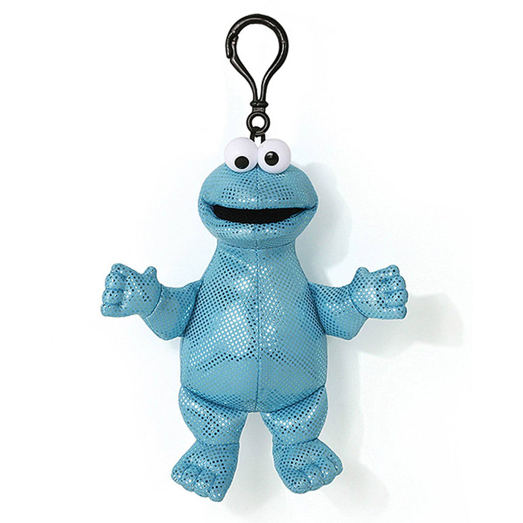 Gund Sesame Street Cookie Monster Glitter 6 Inch Plush Clip - Radar Toys