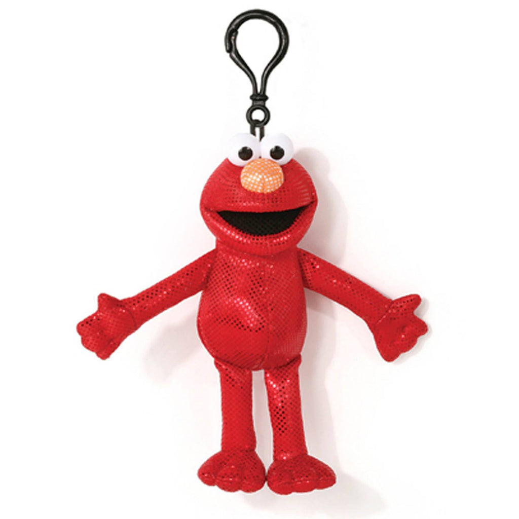 Gund Sesame Street Elmo Glitter 6 Inch Plush Clip - Radar Toys