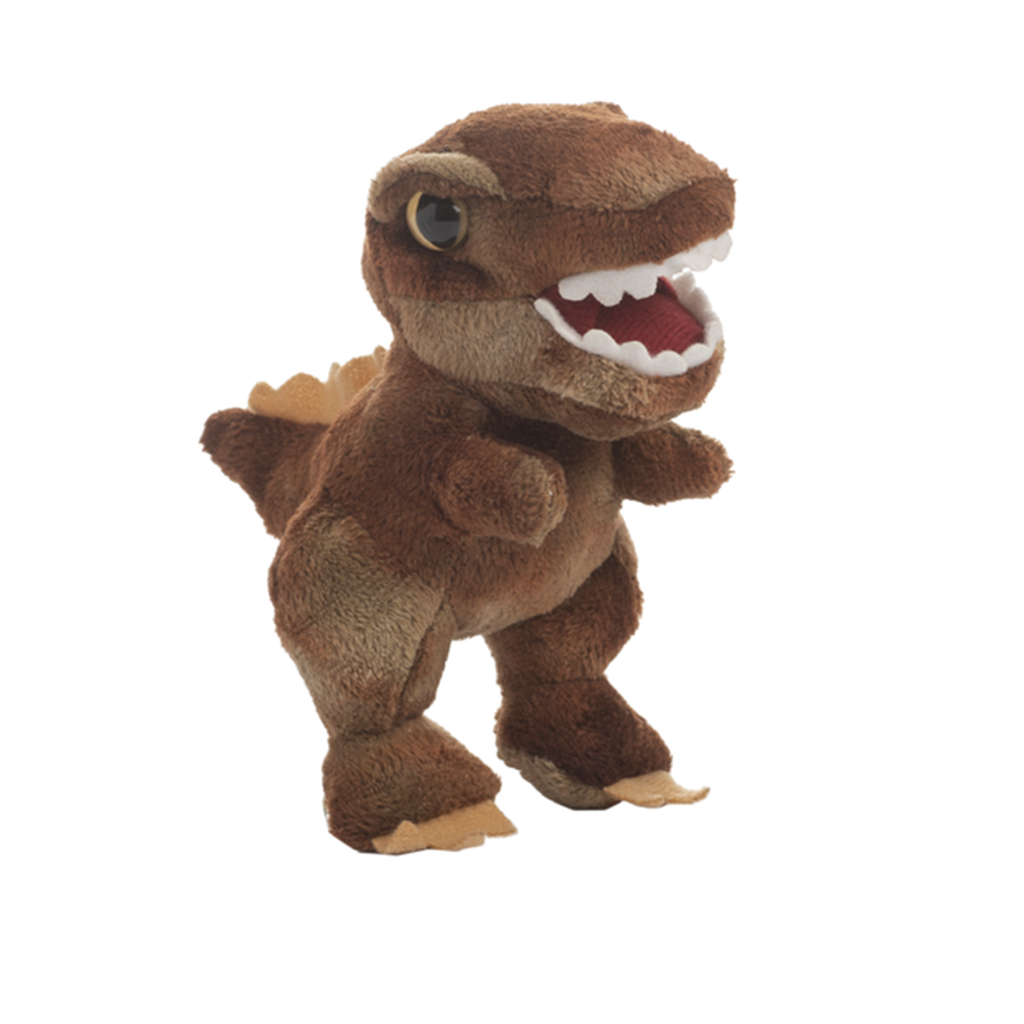 Prehistoric Pals Mini Dinosaur Brown T-Rex 5 Inch Plush Figures - Radar Toys