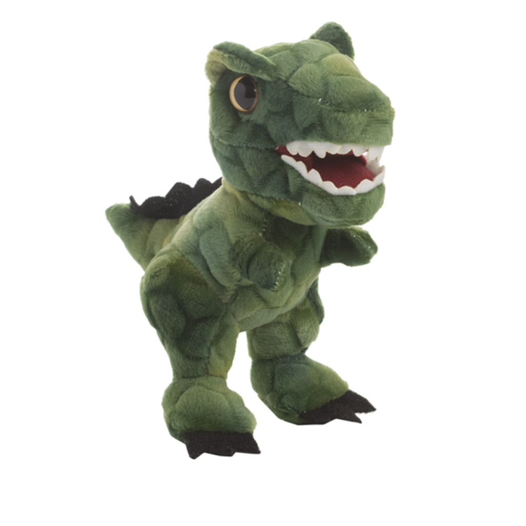 Prehistoric Pals Mini Dinosaur Green T-Rex 5 Inch Plush Figures - Radar Toys