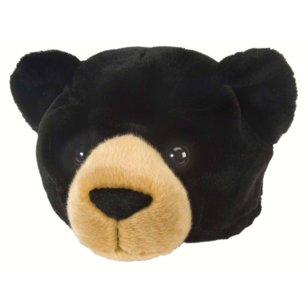 Black Bear Animal Plush Hat - Radar Toys