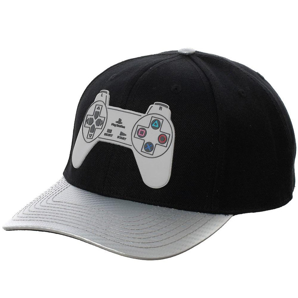 Playstation Rubber Controller Snapback Hat