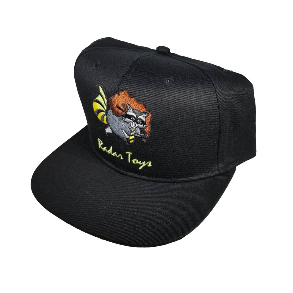 Radar Toys Logo Black Snapback Hat - Radar Toys
