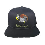 Radar Toys Logo Black Snapback Hat - Radar Toys
