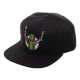 Rick And Morty Pickle Rick Core Black Snapback Hat - Radar Toys
