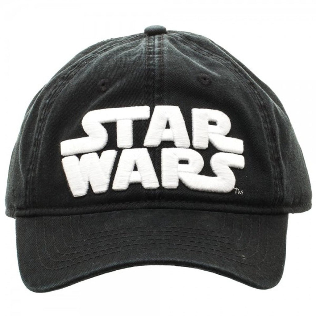 Star Wars Logo Black Adjustable Buckle Hat