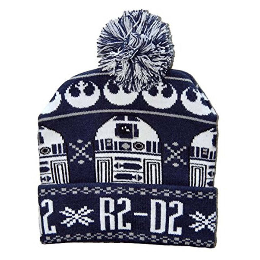 Star Wars R2-D2 Vintage Cuff Pom Beanie Hat