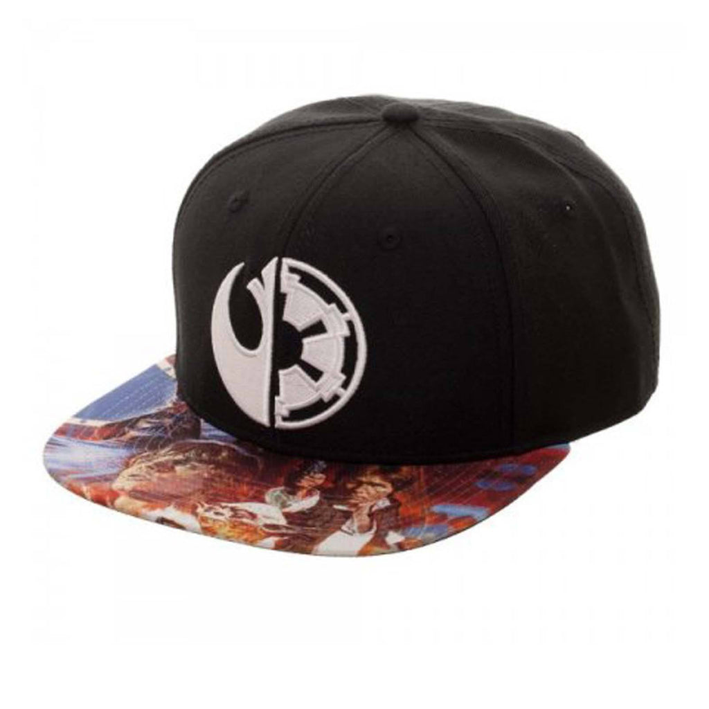 Star Wars Sublimated Bill Split Logo Snapback Hat