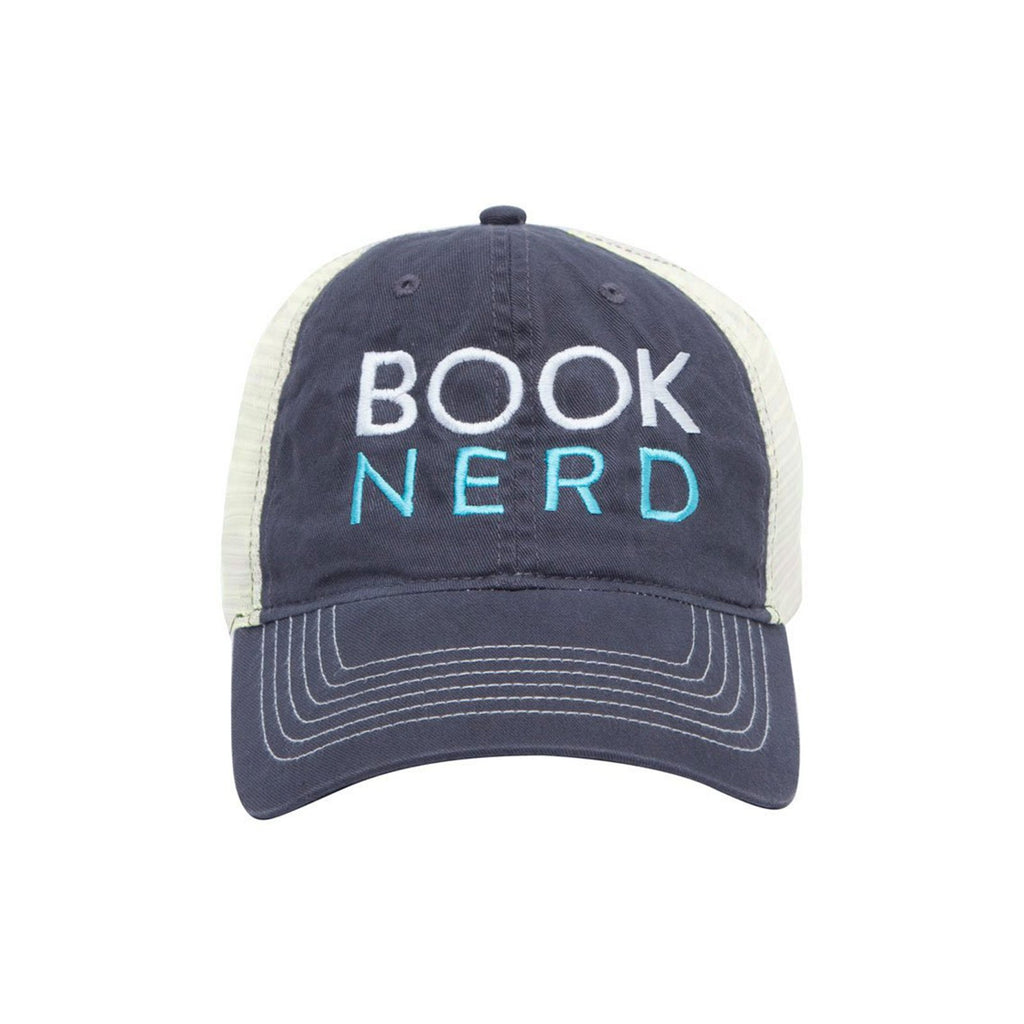 Underlined Book Nerd Trucker Snapback Hat