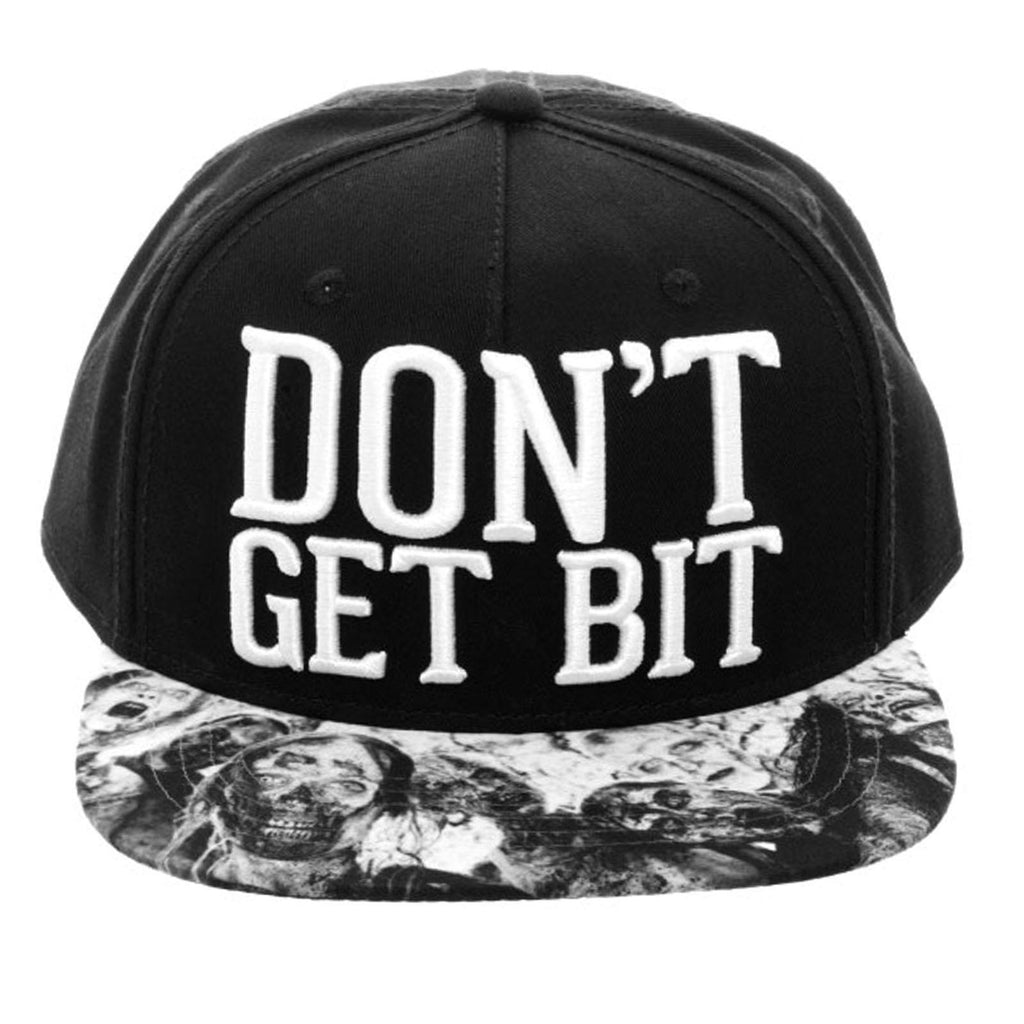 Walking Dead Zombie Don't Get Bit Snapback Hat