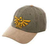 Zelda Green Dyed Suede Curved Bill Hat - Radar Toys