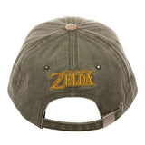 Zelda Green Dyed Suede Curved Bill Hat - Radar Toys
