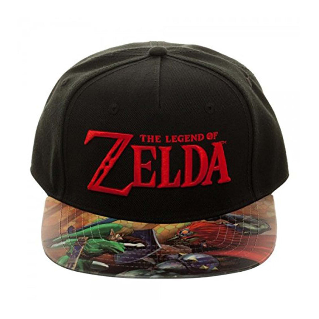 Zelda Printed Flat Bill Adjustable Hat