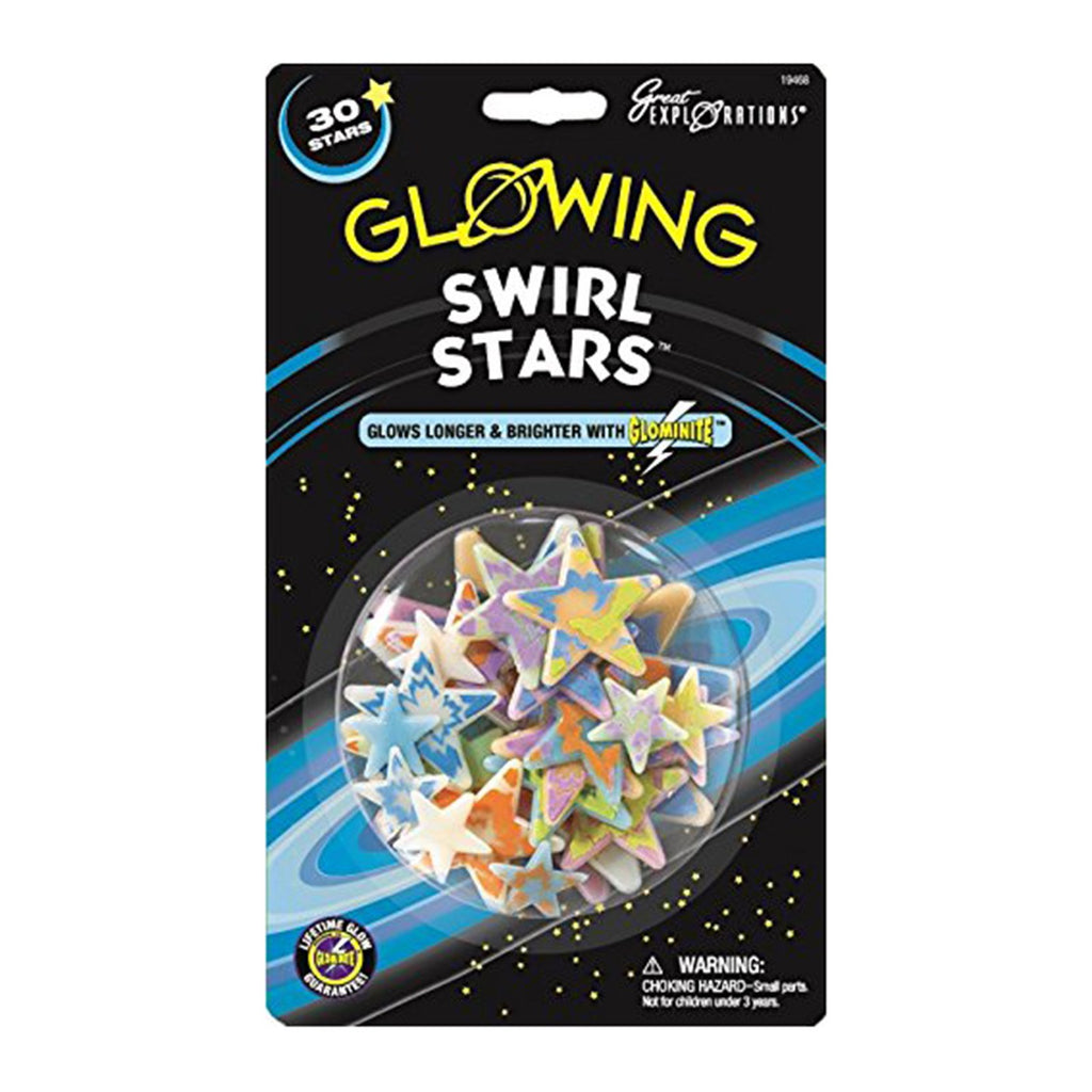 Great Explorations Glowing Swirl Stars Set - Radar Toys