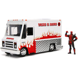 Jada Toys Marvel Deadpool Taco Truck Die Cast 24th Scale Vehicle Set - Radar Toys