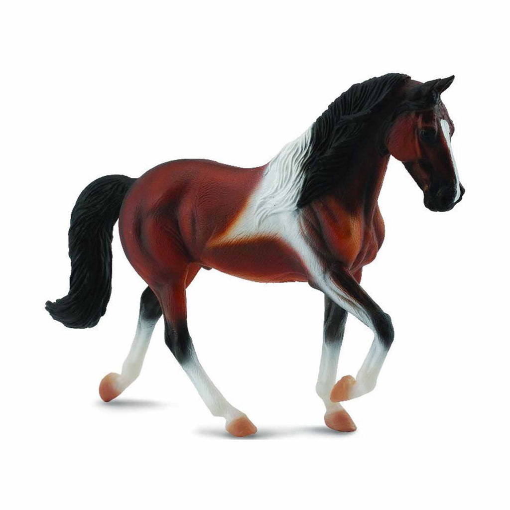 CollectA Tennessee Walking Stallion Bay Pinto Horse Figure 88450
