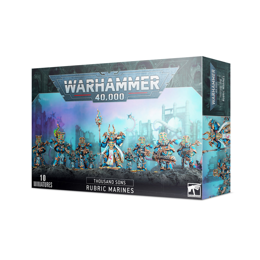 Warhammer 40,000 Thousand Sons Rubric Marines Set - Radar Toys