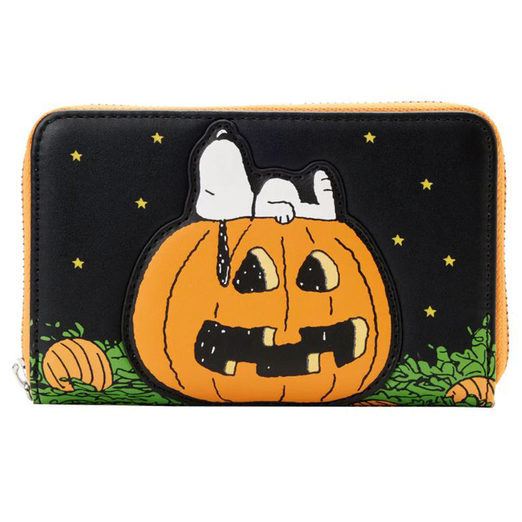 Loungefly Peanuts Great Pumpkin Snoopy Zip Around Wallet
